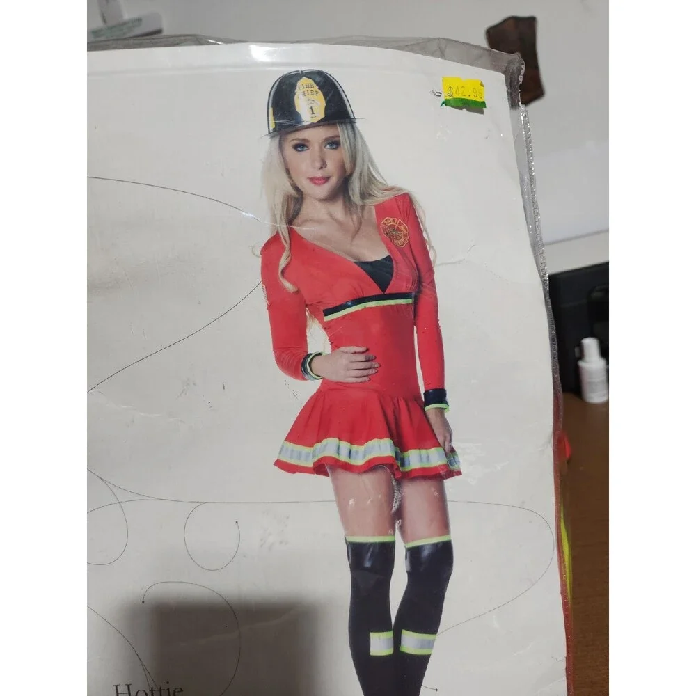 XX 28353 Hottie Fireman by Leg Avenue Women's Costume